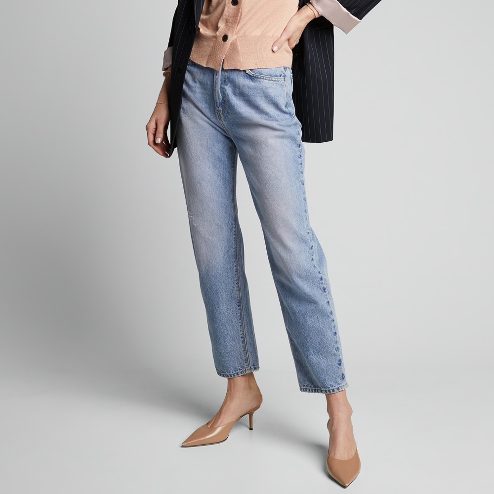 Hudson Elly Extra High Waist Tapered Crop Jeans